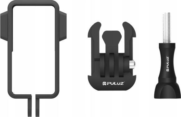 Kornizë montimi Puluz PU572B për DJI Action 2, 2x cold shoe ISO, ABS, e zezë