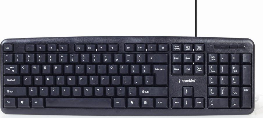 Сет Gembird 4in1 -тастатура, глувче, подлога за глувче, слушалки, KBS-UO4-01