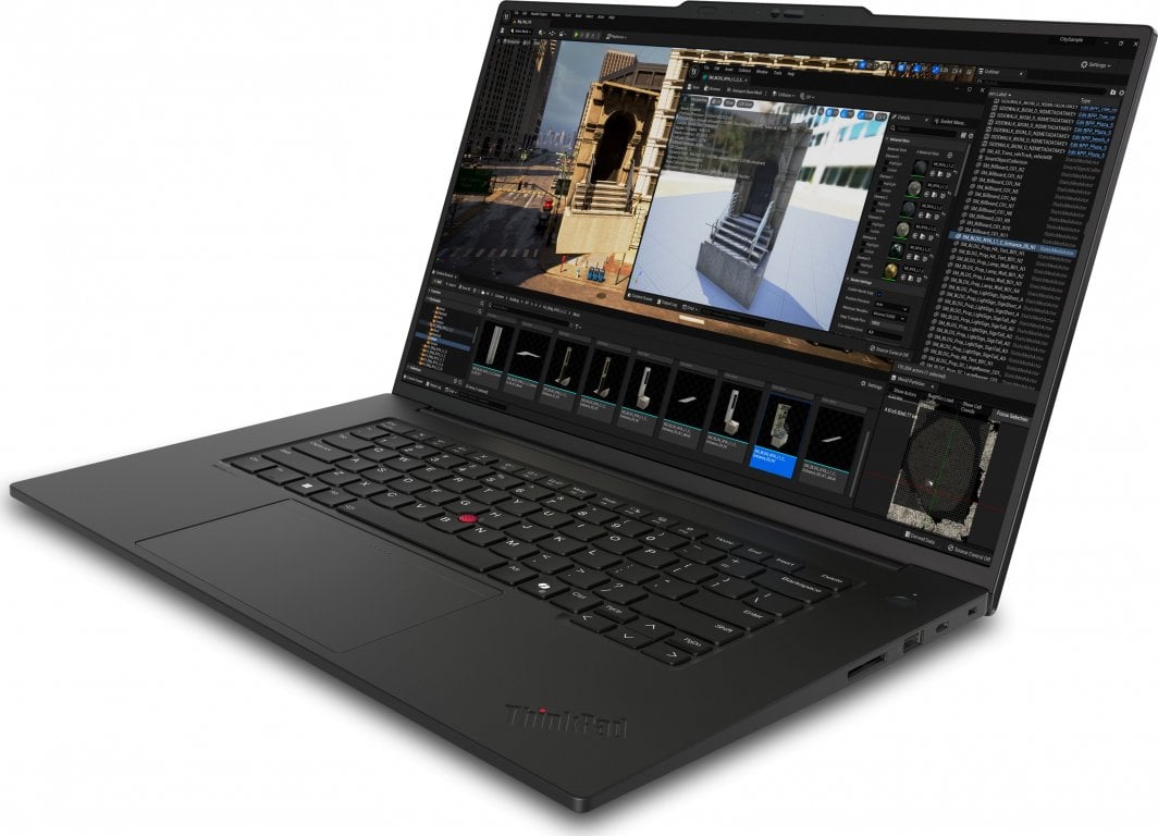 Laptop Lenovo ThinkPad P1 Gen 7, Intel Core Ultra 9 185H, 40.6 cm (16") WQXGA, 64GB LPDDR5x-SDRAM, 2TB SSD, NVIDIA GeForce RTX 4070, i zi