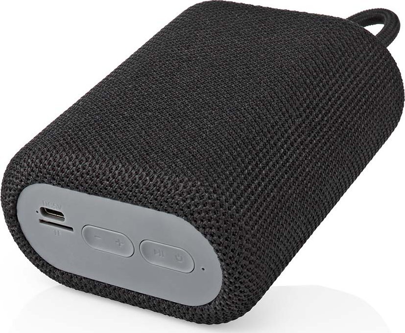 Портаблeн бокси Нedis Go Compact, блутут, 7W TWS, црн
