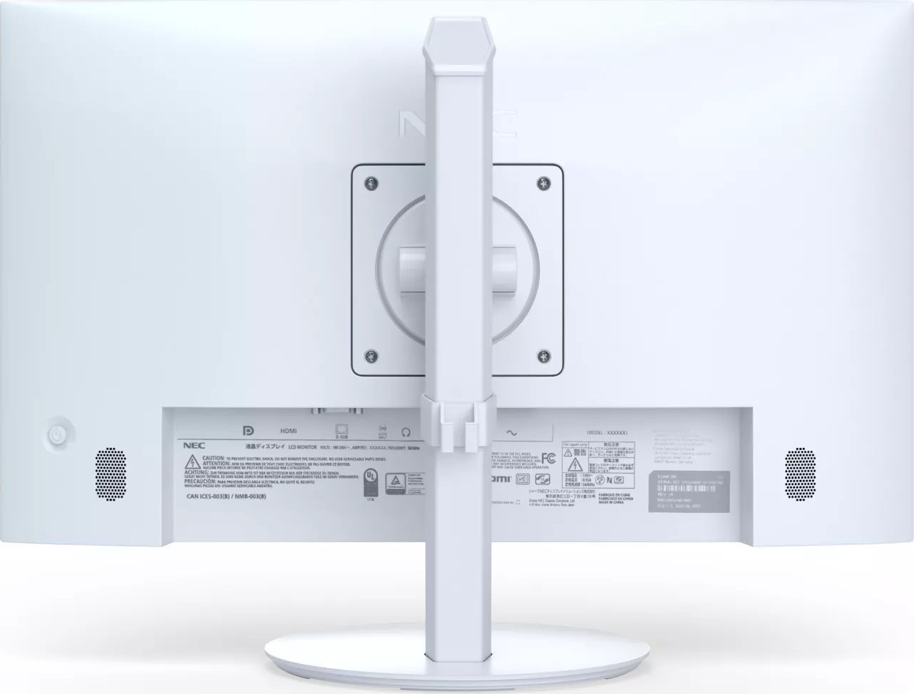 Monitor NEC MultiSync E274FL, 27", Full HD, i bardhë