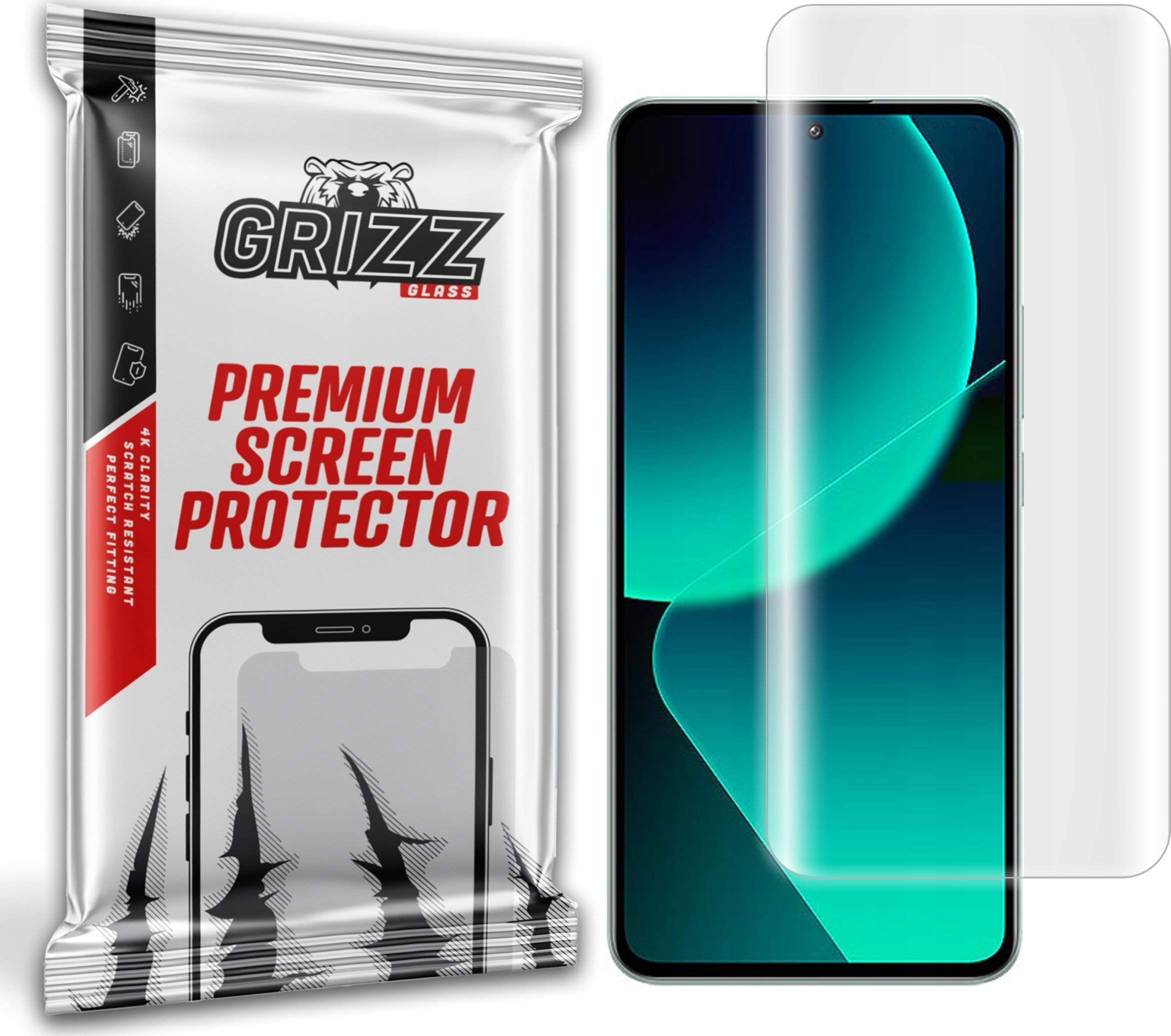 Folie mbrojtëse Grizz Hydrogel për Xiaomi 13T, transparente