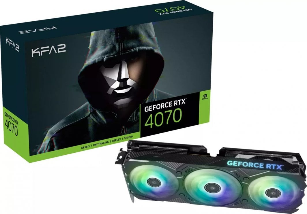 Графичка картичка KFA2 GeForce RTX 4070 EX Gamer 1-Click OC 12GB GDDR6X