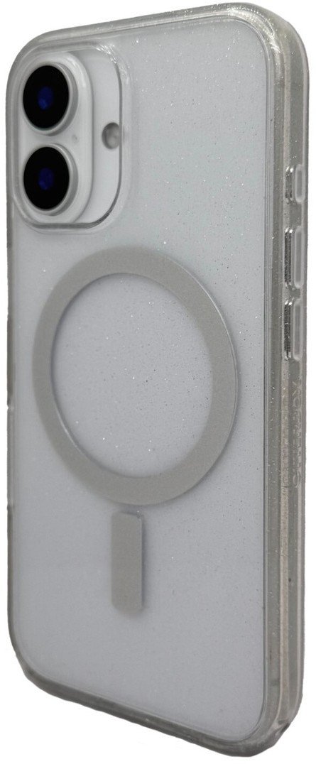 Mbulesë telefoni OtterBox Symmetry Mag për iPhone 16, transparente me shkëlqim Stardust