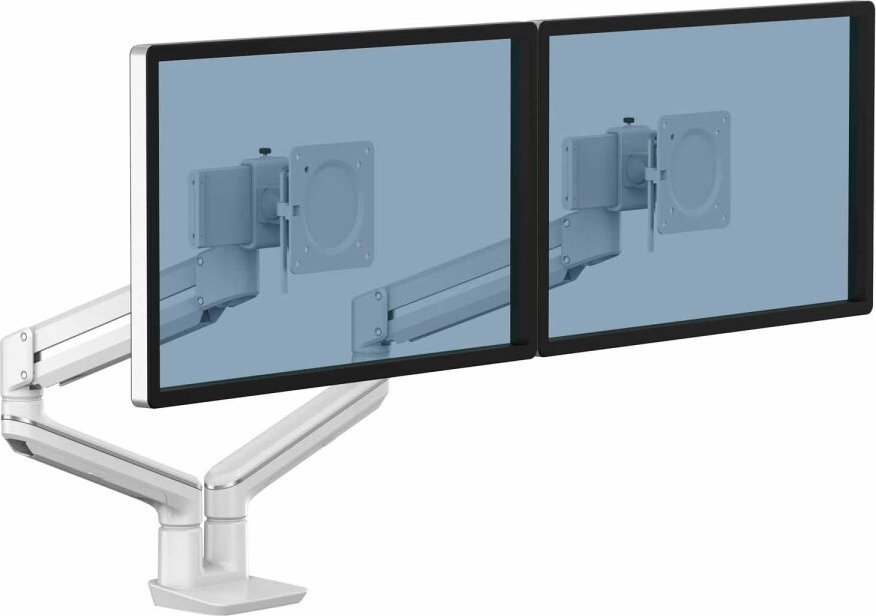 Krah monitori dyfishtë Fellowes Tallo, për 2 monitorë, i bardhë