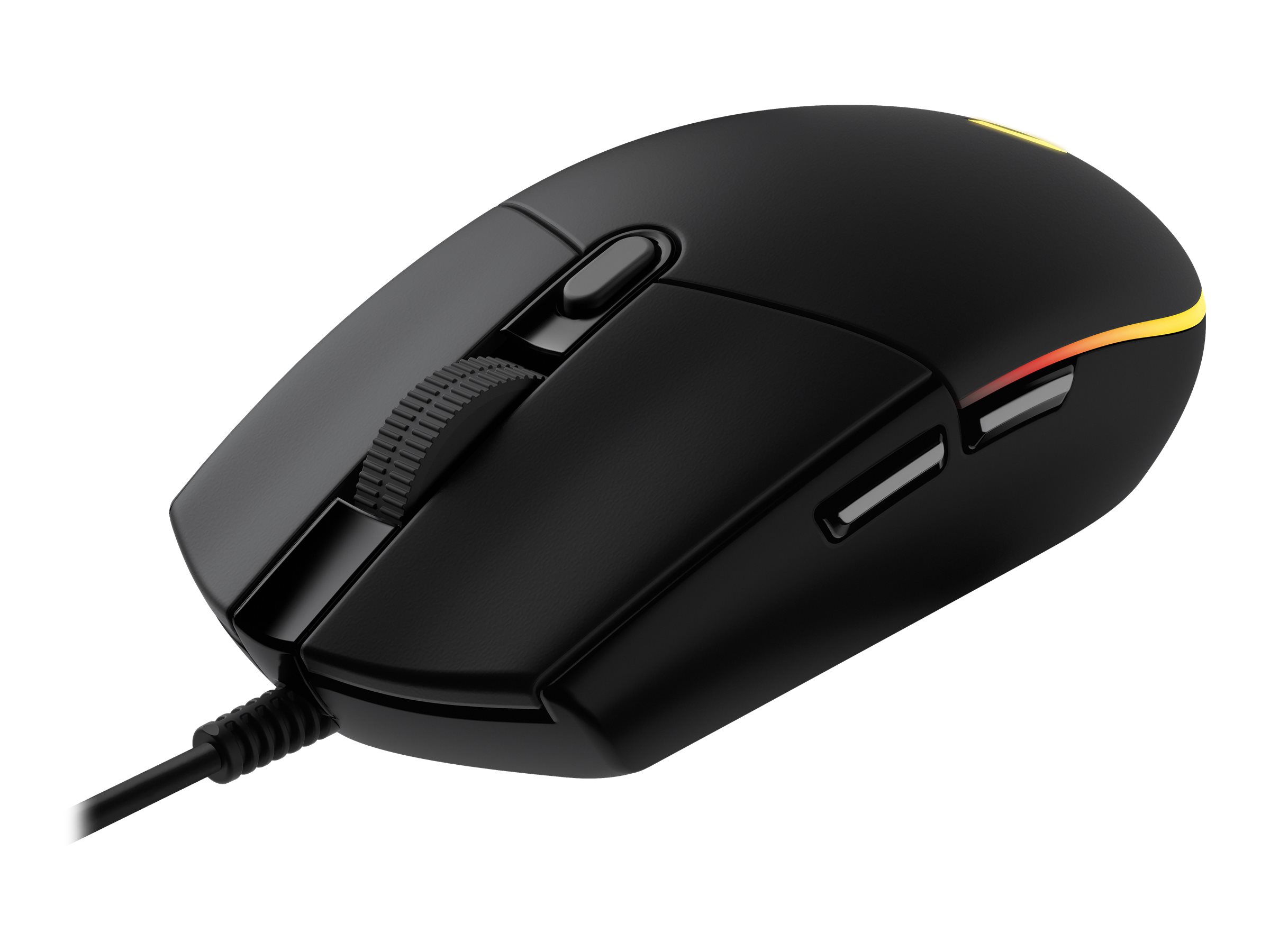 Maus Logitech G203 LIGHTSYNC - USB, e zezë