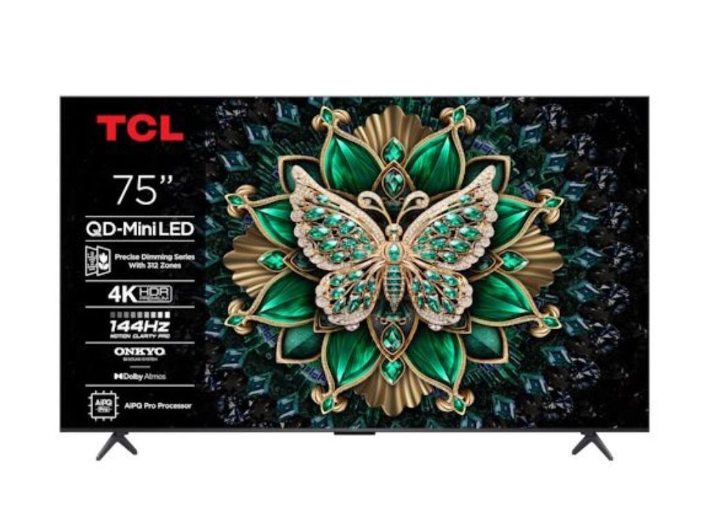 Televizor TCL 75C6K, 75", 4K QD Mini LED, Google TV, i zi