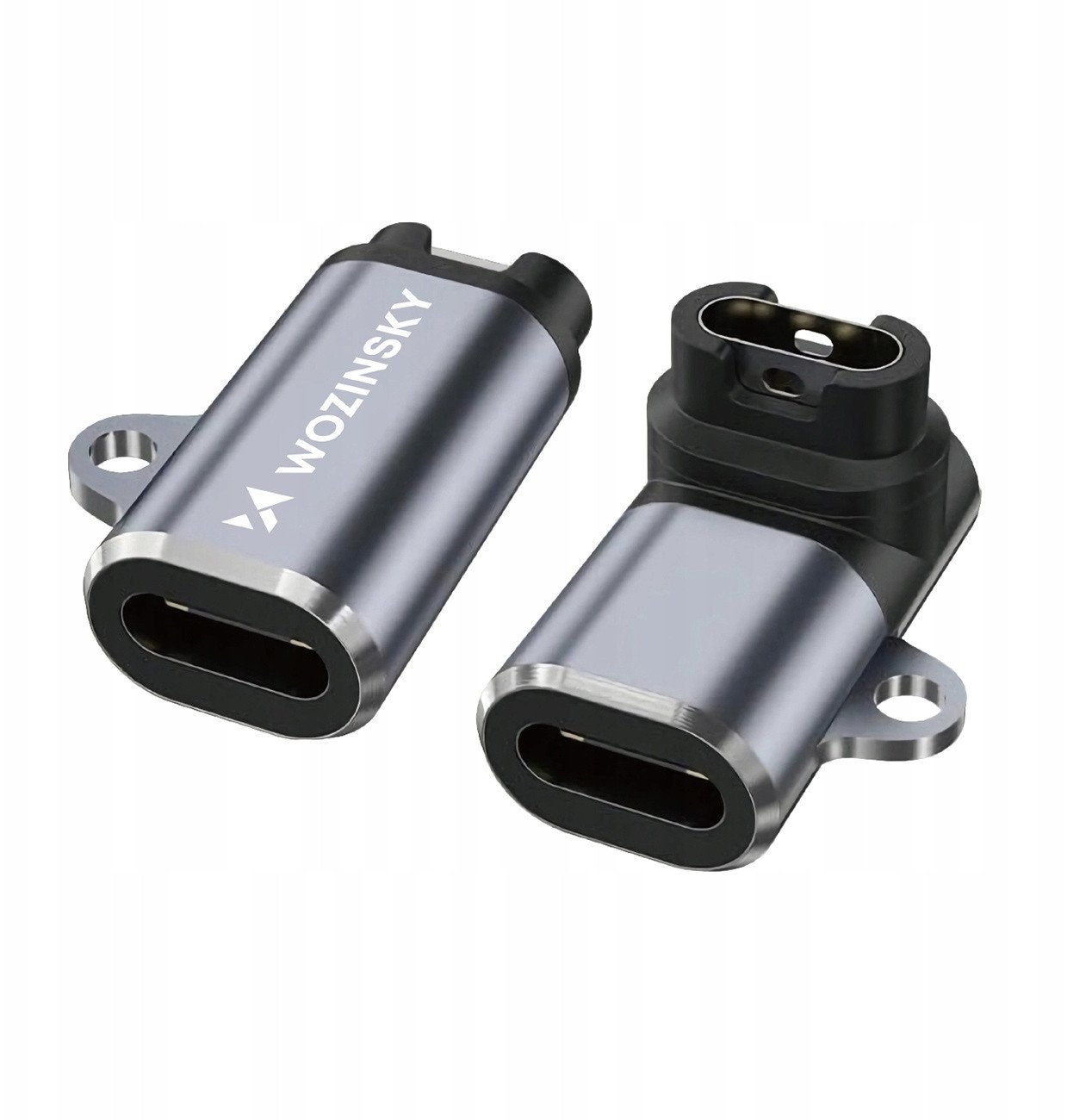 Adapter USB C Wozinsky WAYGS1 për Garmin Smartwatch, aksesor karikimi, gri