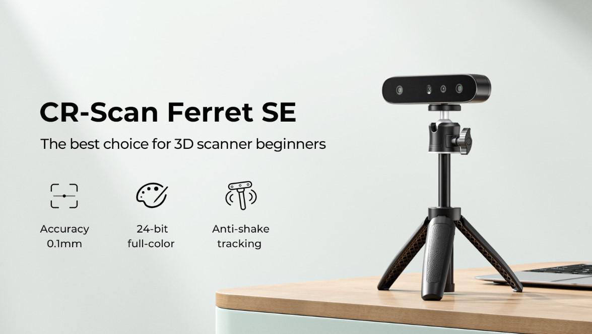 Skaner 3D Creality CR-Scan Ferret SE, desktop, WiFi6, për Mac dhe Windows