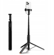 Селфи стап tripod Spigen MagSafe Auto Open, за iPhone, црн
