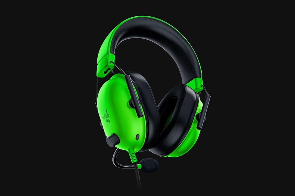 Kufje gaming Razer BlackShark V2 X, me kabllo, stereo, jeshile e zezë