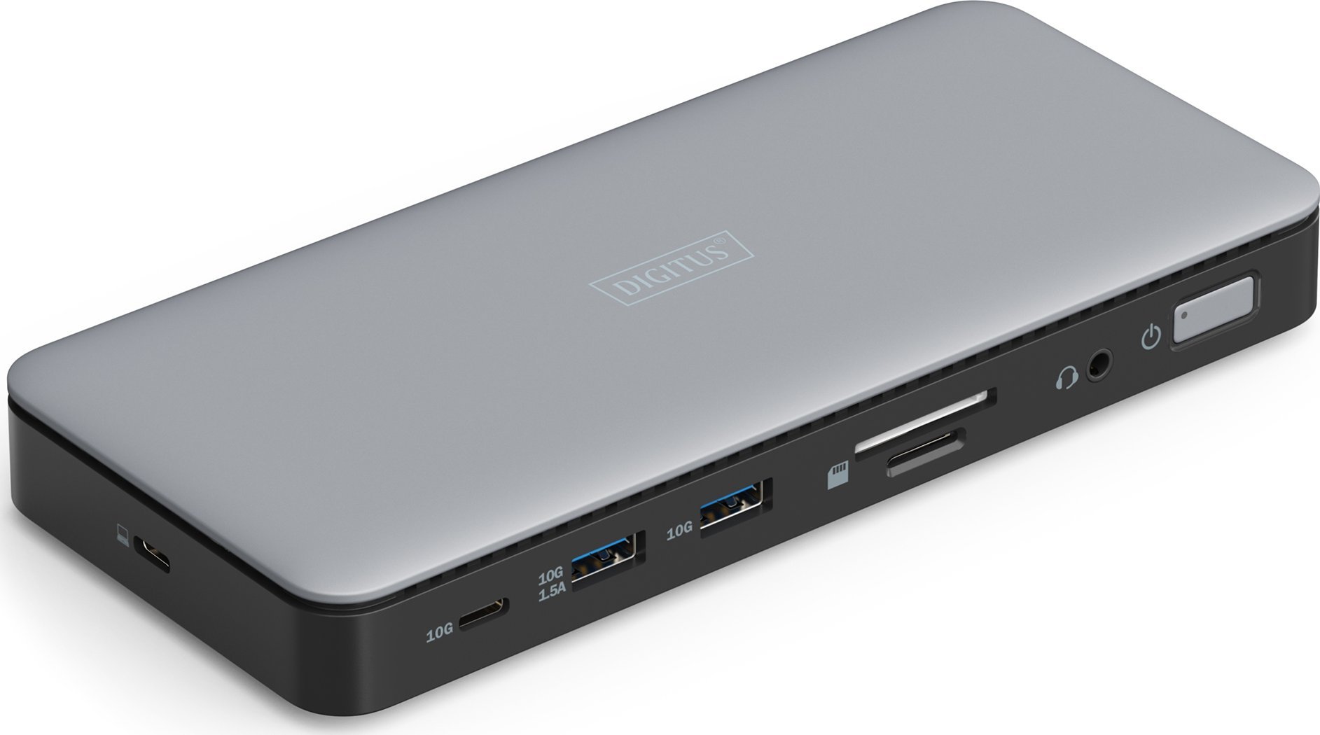Docking station Digitus USB C, 11 porta, 3x 4K, gri