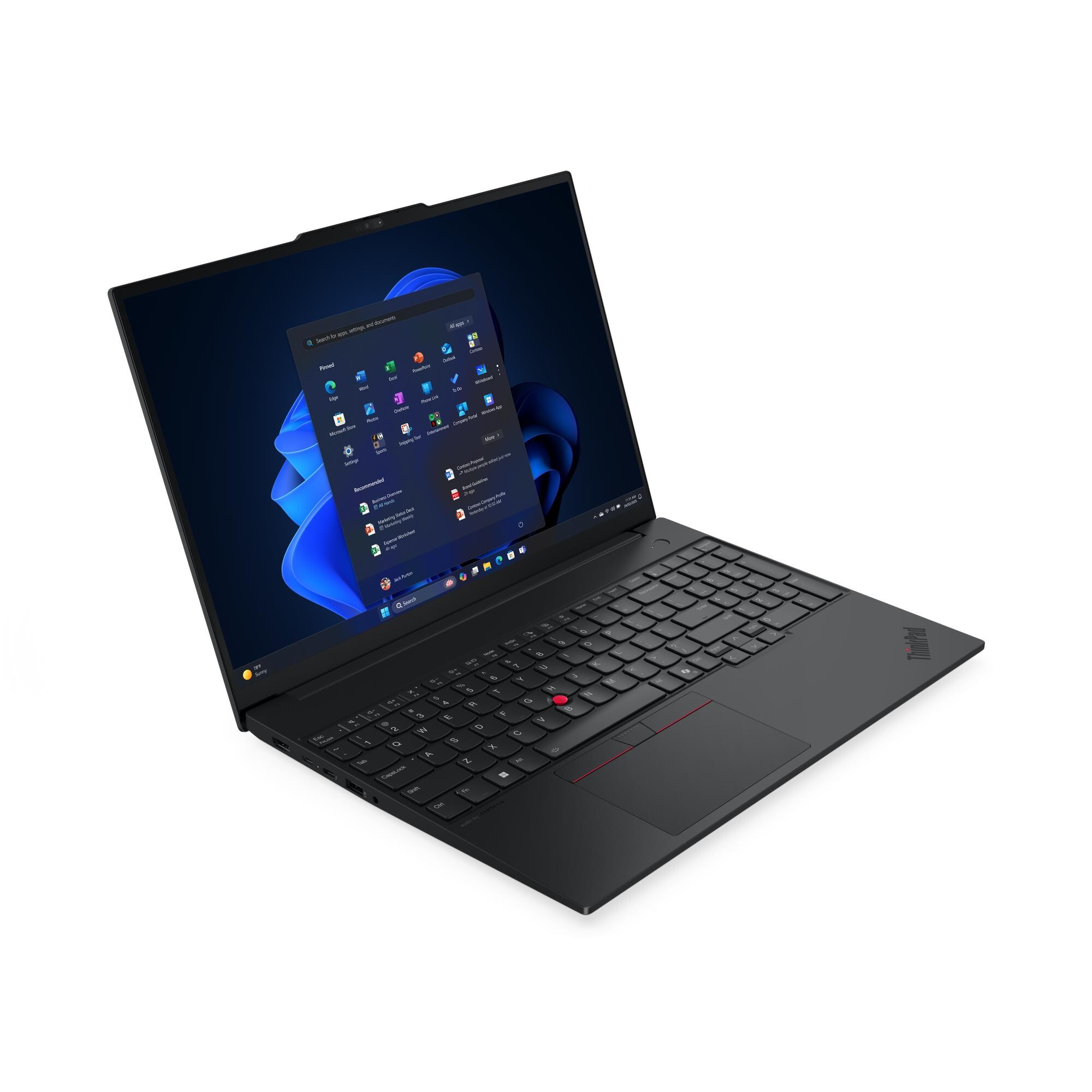 Pjesë këmbimi për notebook Lenovo ThinkPad E16 Gen 3 Intel, origjinale, e zezë