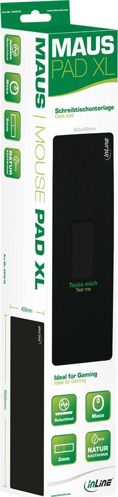 Mauspad InLine InLine, XL, i zi