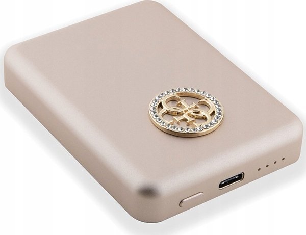 Powerbank wireless Guess GUPBM3AL4DMD, 3000mAh, 5W, gold