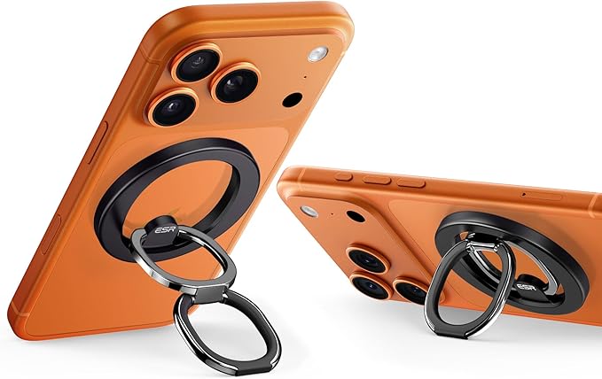 Mbajtëse telefoni unazë ESR, e zezë