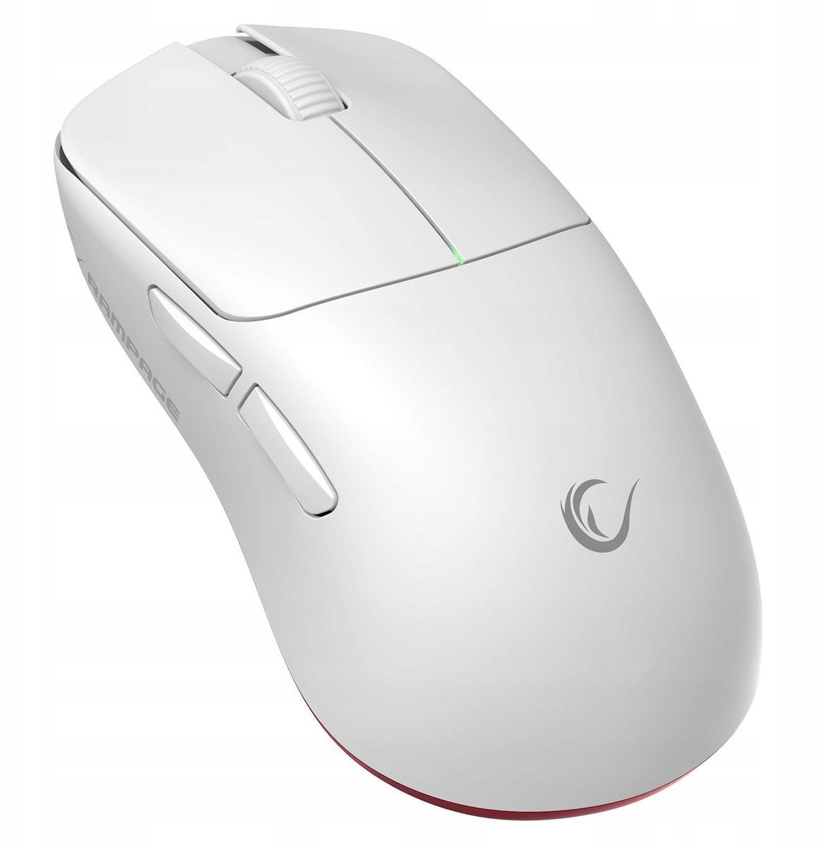 Безжичен гејминг глушец Rampage Tilion, 24000 DPI, 1000 Hz, бел