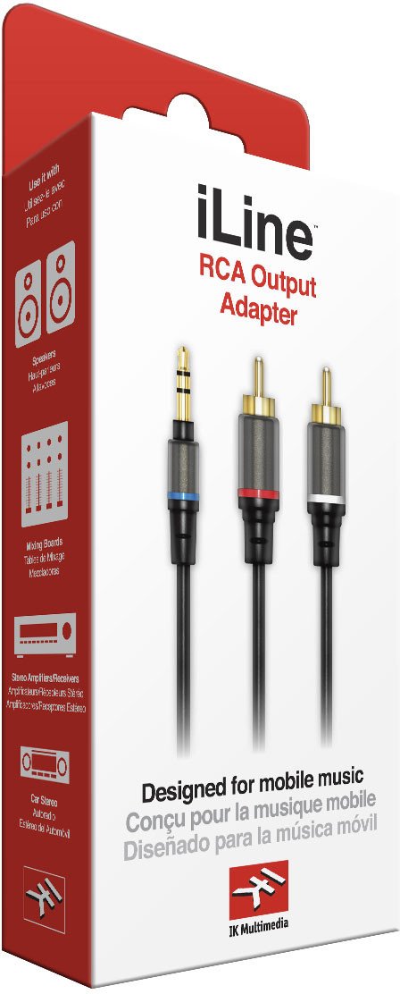Kabllo audio IK Multimedia RCA, 59", dalje stereo, e zezë