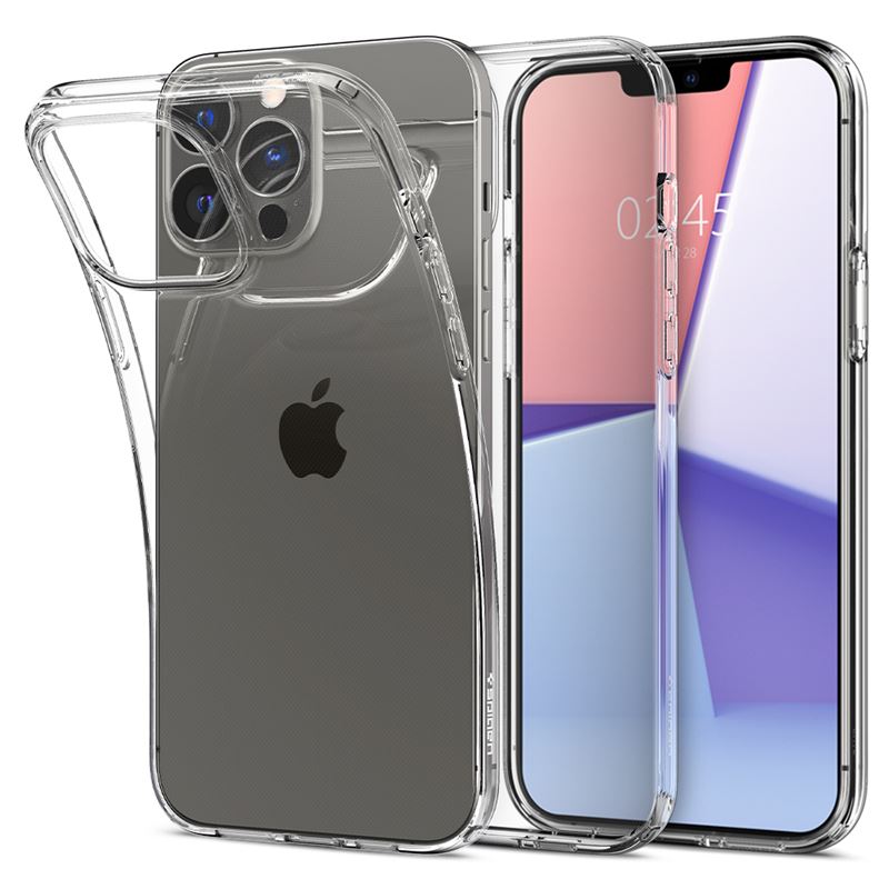 Mbrojtëse për celular iPhone 13 Pro Spigen Liquid Crystal, transparente