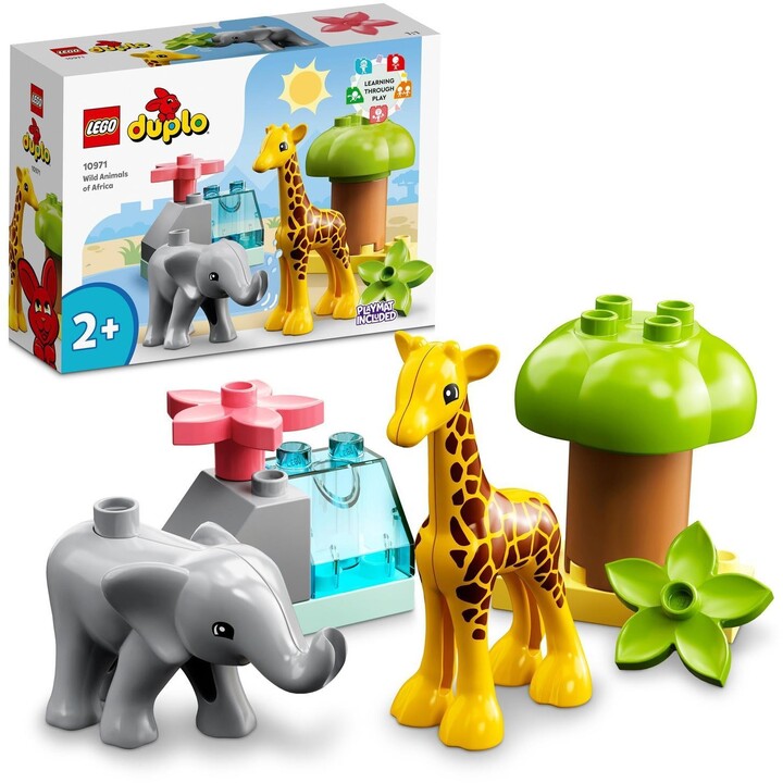 Set lodër LEGO® DUPLO® 10971 Wildlife of Africa, 10 pjesë