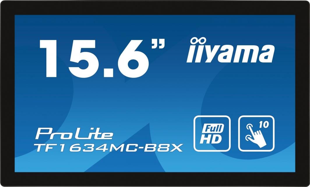 Monitor me prekje iiyama ProLite TF1634MC-B8X, 15.6", Full HD, i zi