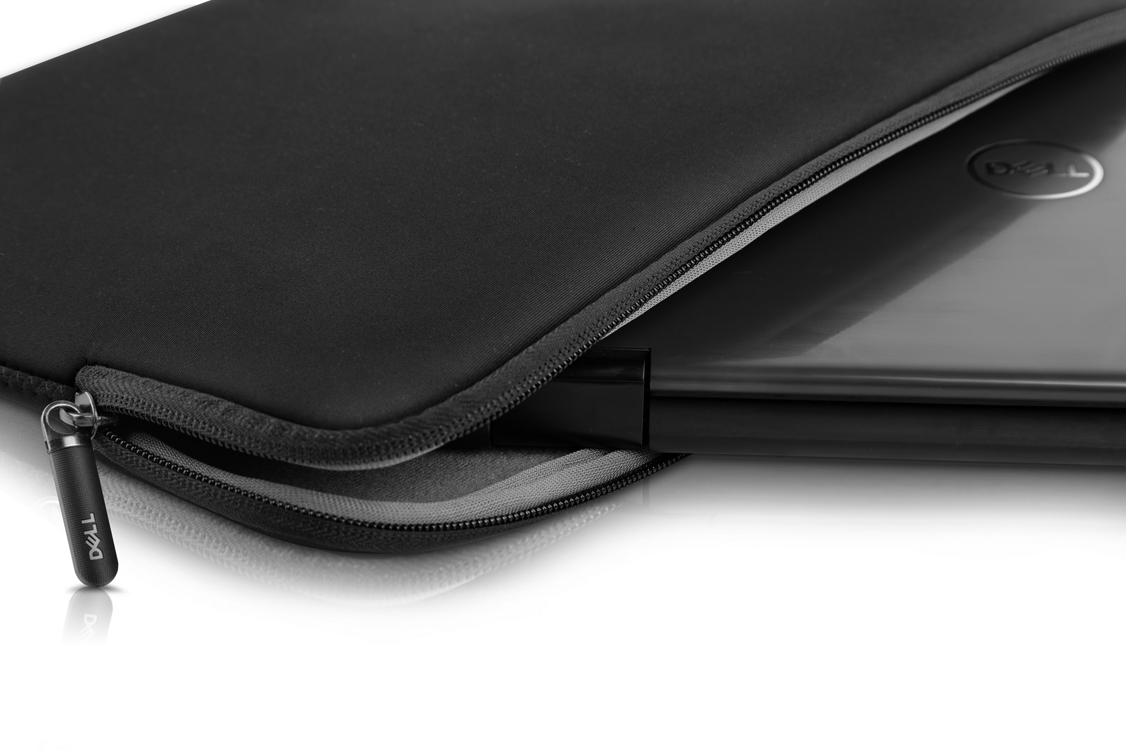 Këllëf mbrojtës për laptop Dell PO1420C, 15", e zezë / jeshile