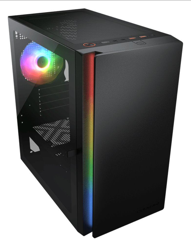 Kasë COUGAR Purity RGB Black Mini Tower, e zezë