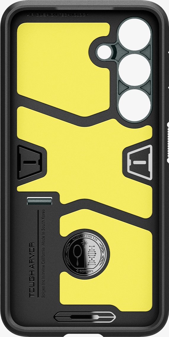 Mbajtëse telefoni Spigen Tough Armor, Samsung Galaxy S24, Abyss Green, jeshile