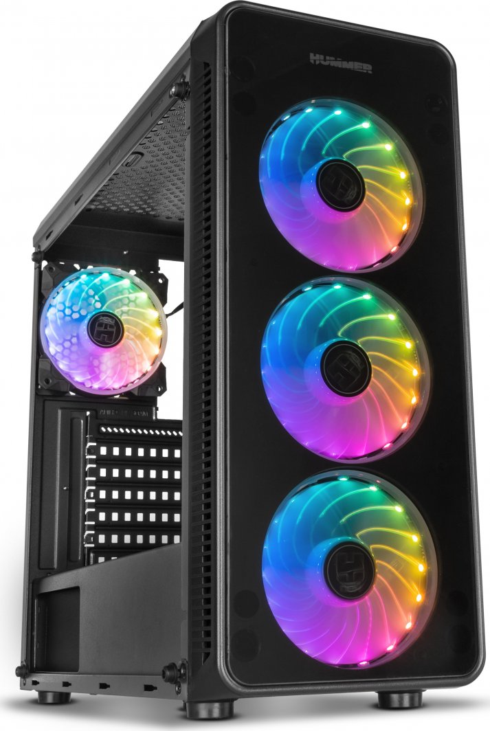Kasë Hummer RGM Rainbow ARGB, Midi Tower