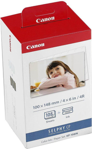 Set letrash fotografike për printer Canon A6 KP108IN, 108 copë