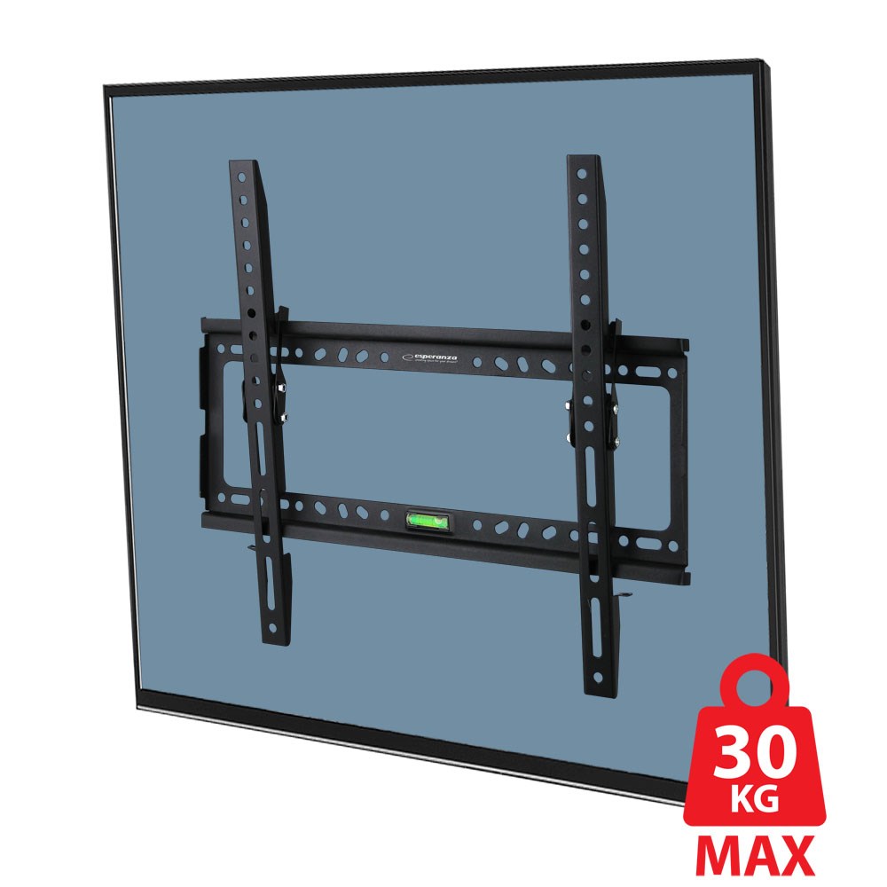 Ѕидна држачка за телевизор ESPERANZA ERW014, 26-70\", 30kg, VESA 400x400, црна