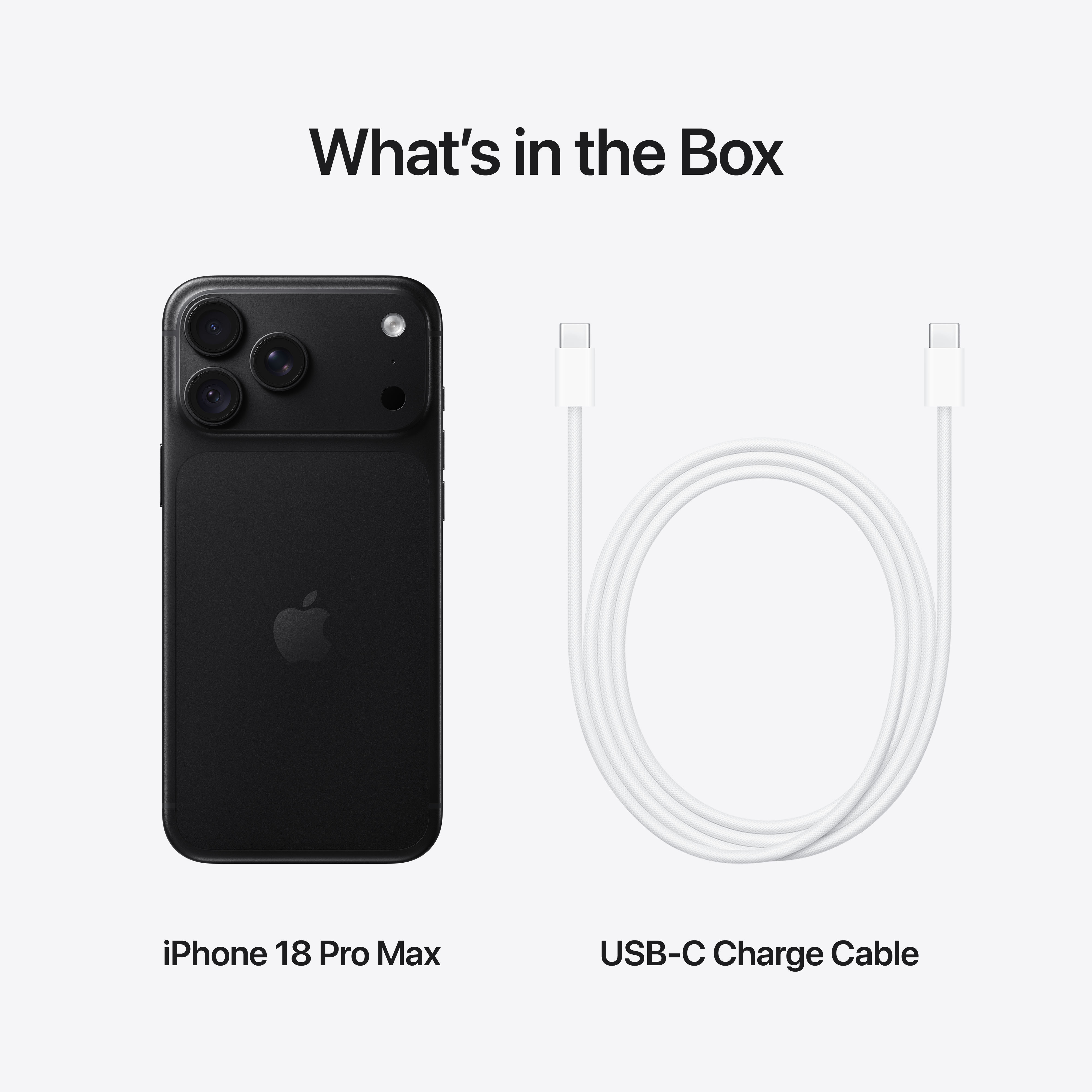 Apple iPhone 18 Pro Max, 2TB, Black