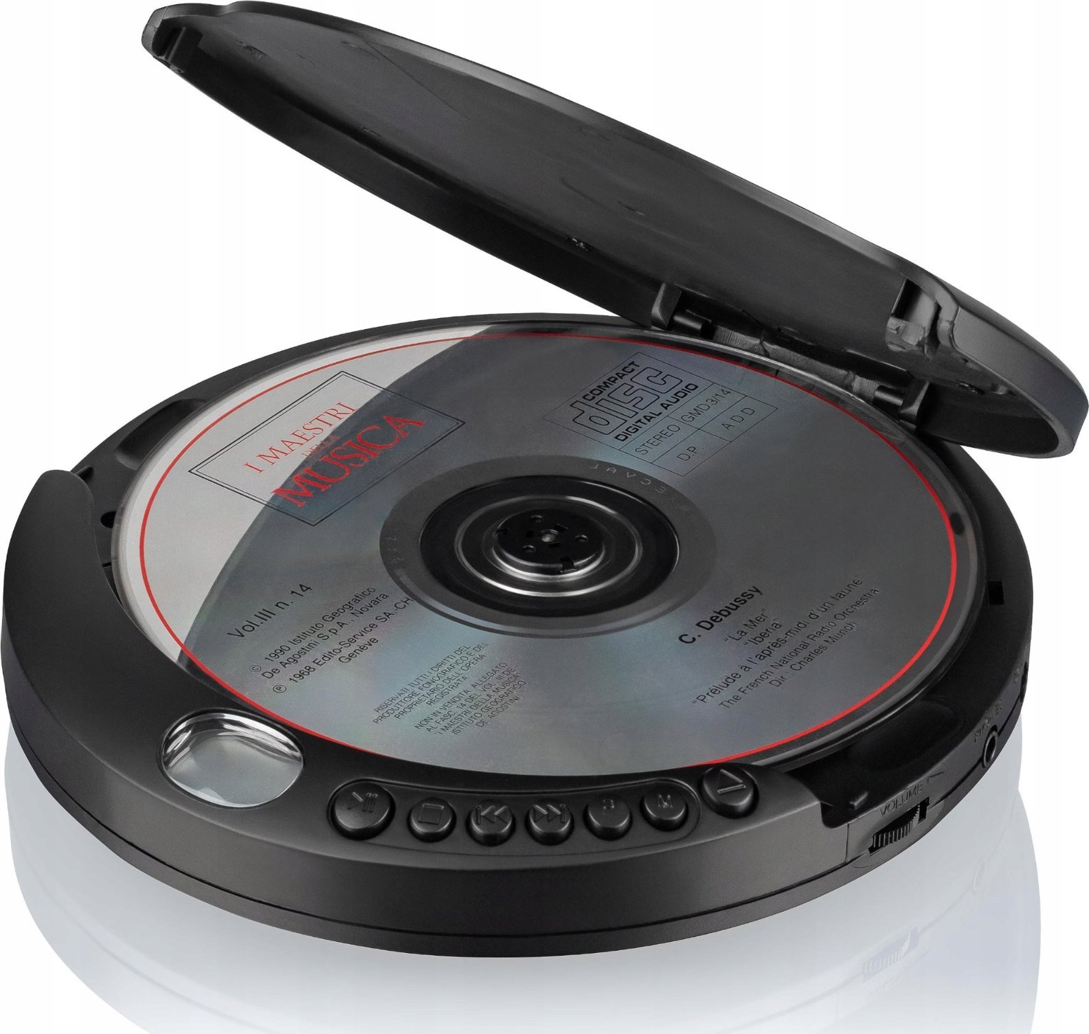 CD MP3 player portativ Roadstar PCD-499BT, Bluetooth, ekran LCD, i zi