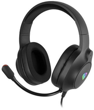 Kufje gaming Genesis Neon 213 RGB, me mikrofon, me kabllo, të zeza