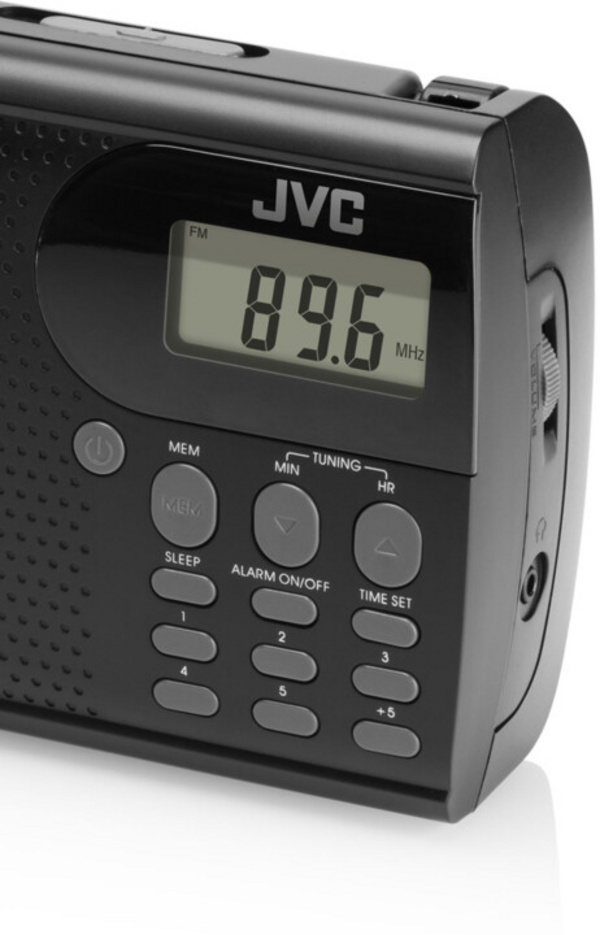 Radio JVC RA-E431B, e zezë