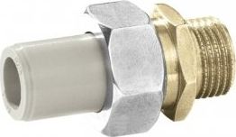 Lidhës union mashkull Kan-therm 1209272000, 32mm, filetë 1", metalik