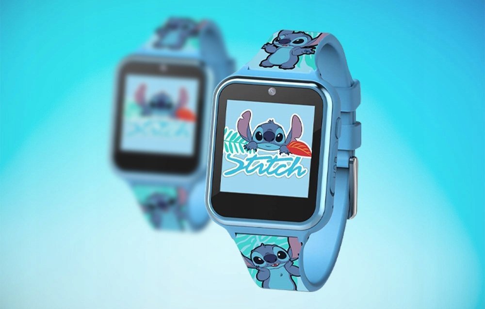 Ora inteligjente për fëmijë KiDS Licensing Stitch LAS4027, ekran me ngjyra, kamera, blu