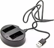 Полнач за батерии Extra Digital CH980239, за FUJIFILM NP-W126 Dual, со USB, црн