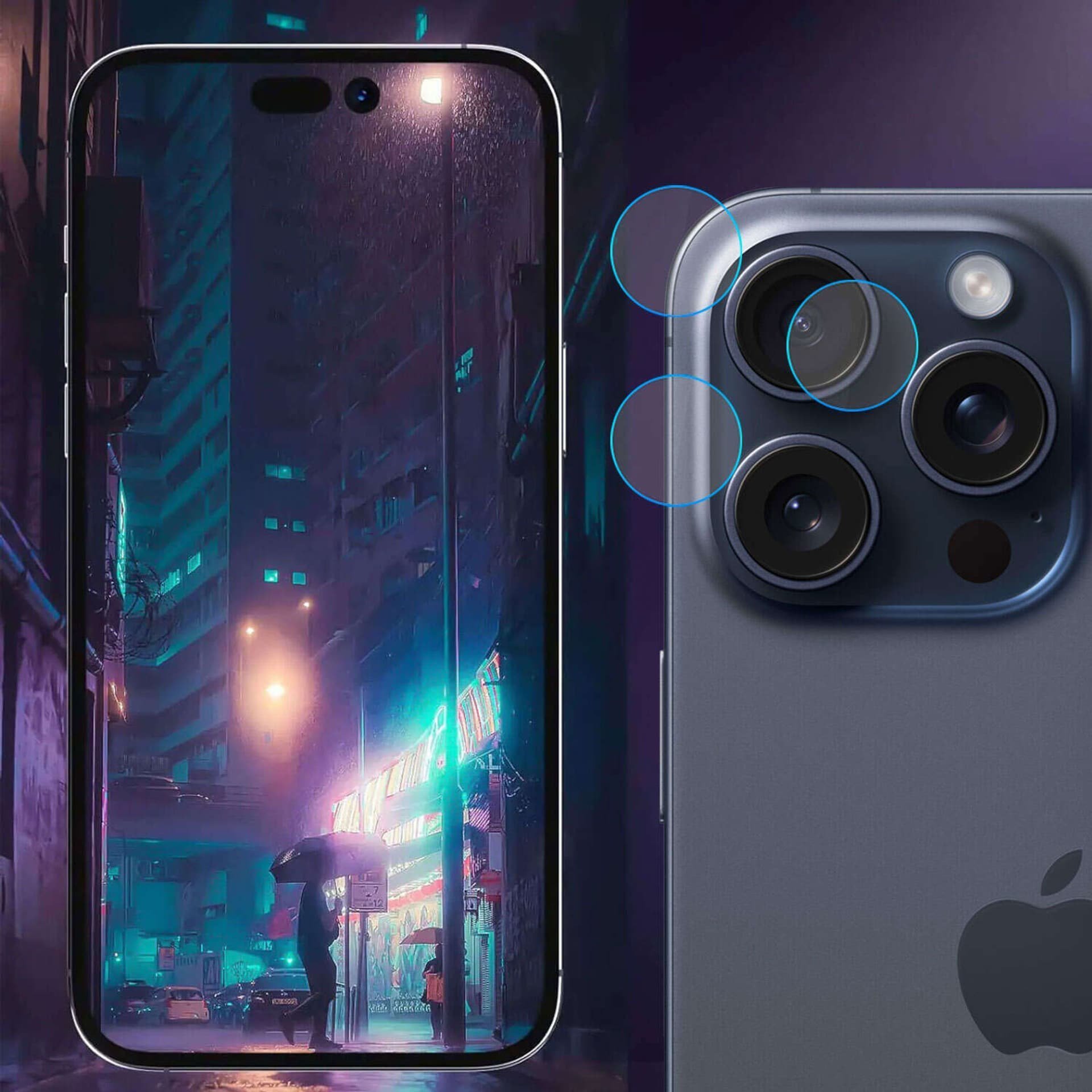 Mbrojtës kamere 3mk Lens Protection për Xiaomi Redmi Note 13 Pro Plus 5G, xham hibrid 7H, 0.2 mm, transparent