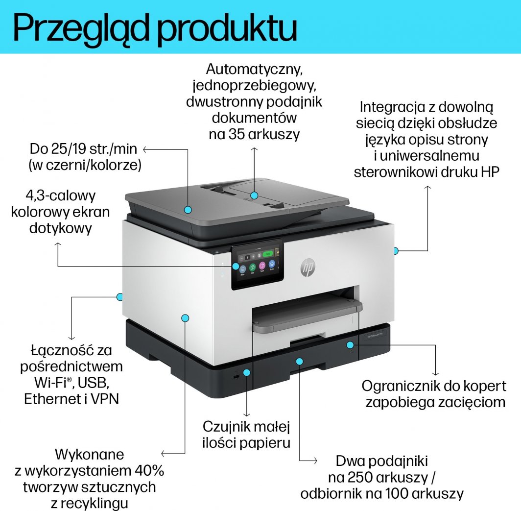 Printer HP OfficeJet Pro 9130b All-in-One Printer (4U561B)
