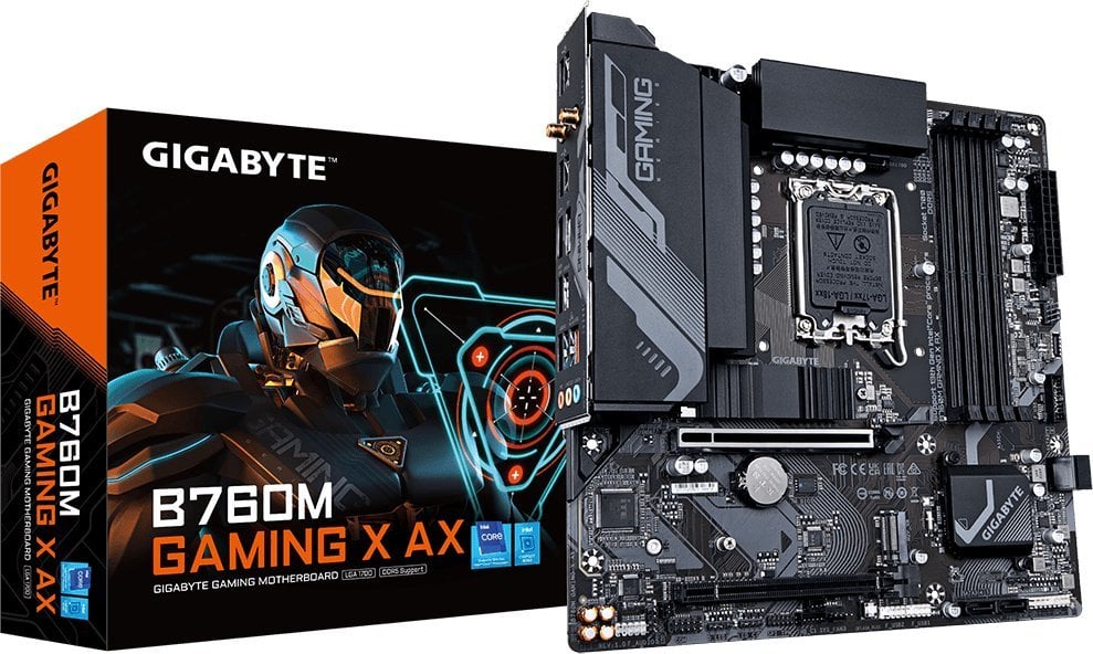 Pllakë Amë Gigabyte B760M GAMING X AX