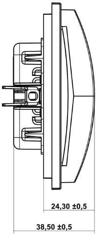 Prizë dyshe Karlik Deco DGPR-2, 16A, pa mbulesë, e bardhë