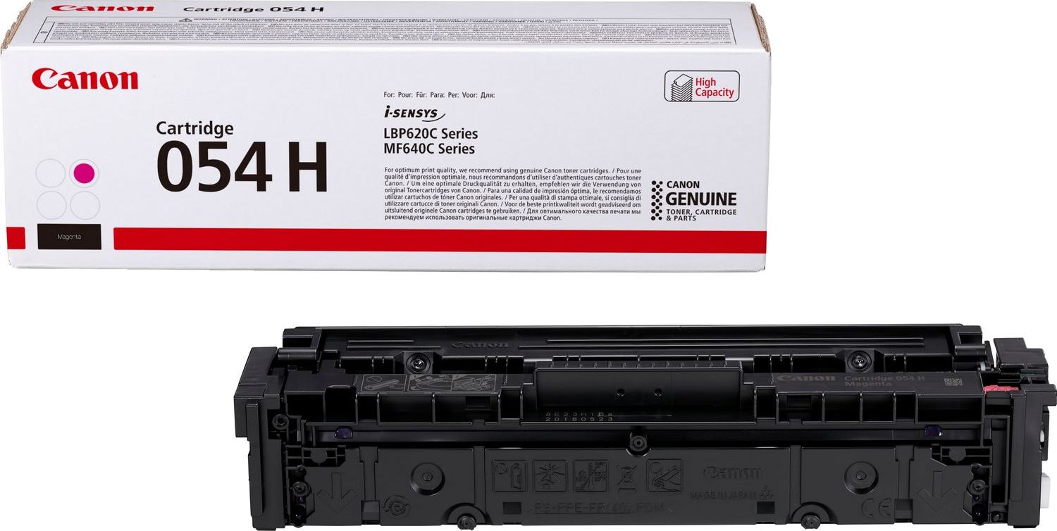 Toner për printer Canon 054H, i purpurtë
