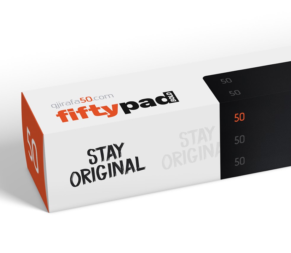 Mauspad Gjirafa50 Fiftypad Bold - L