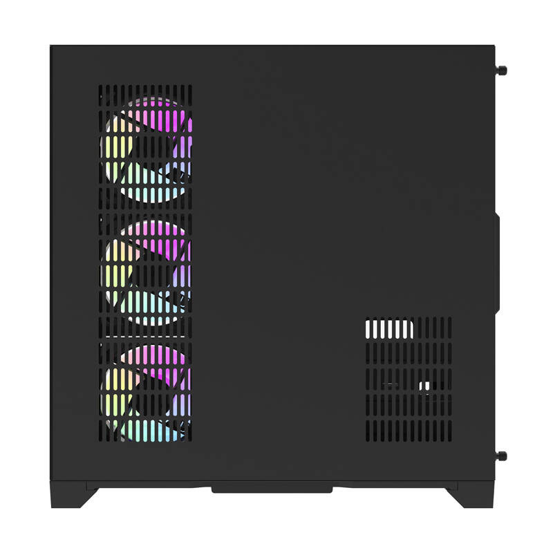 Kuti kompjuteri DarkFlash FT418 Pro, ATX MIDI Tower, 7 ventilatorë ARGB, e zezë