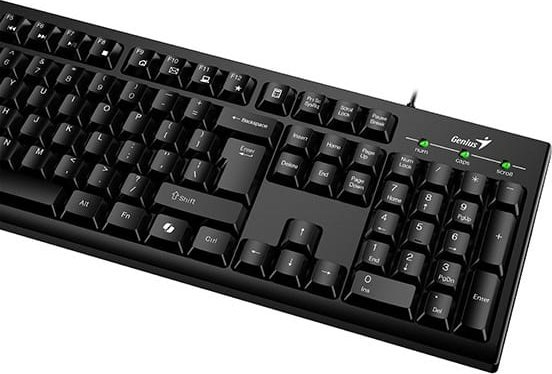 Tastierë Genius Smart KB-100 Copilot, me kabllo USB, membranore, e zezë