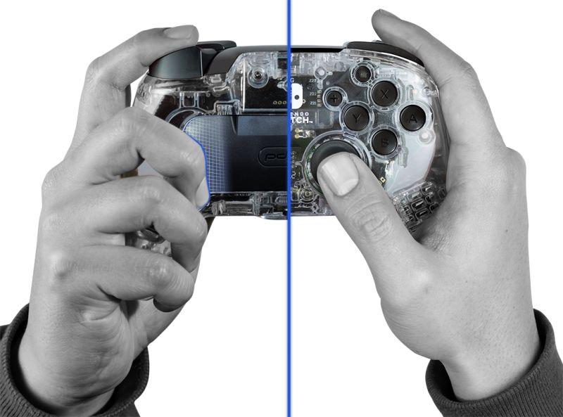 Kontroller PDP Afterglow Deluxe, wireless, i tejdukshëm