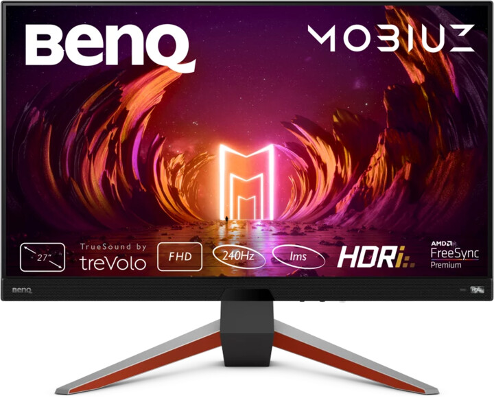 Monitor BenQ Mobiuz EX270M - LED, 27", FullHD, i zi / gri