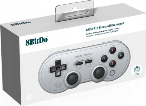 Kontroller 8BitDo SN30 Pro, wireless, i hirtë