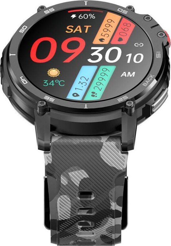 Smartwatch Rubicon RNCF08, 1.6", Bluetooth Call, i zi